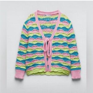 Colorful Knit Women's Sweater